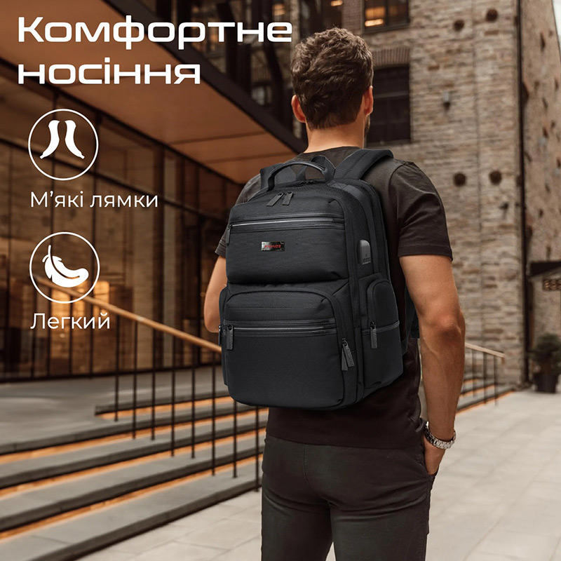 Фото Рюкзак PROMATE ElitePack-Pro 15.6" Black (elitepack-pro)