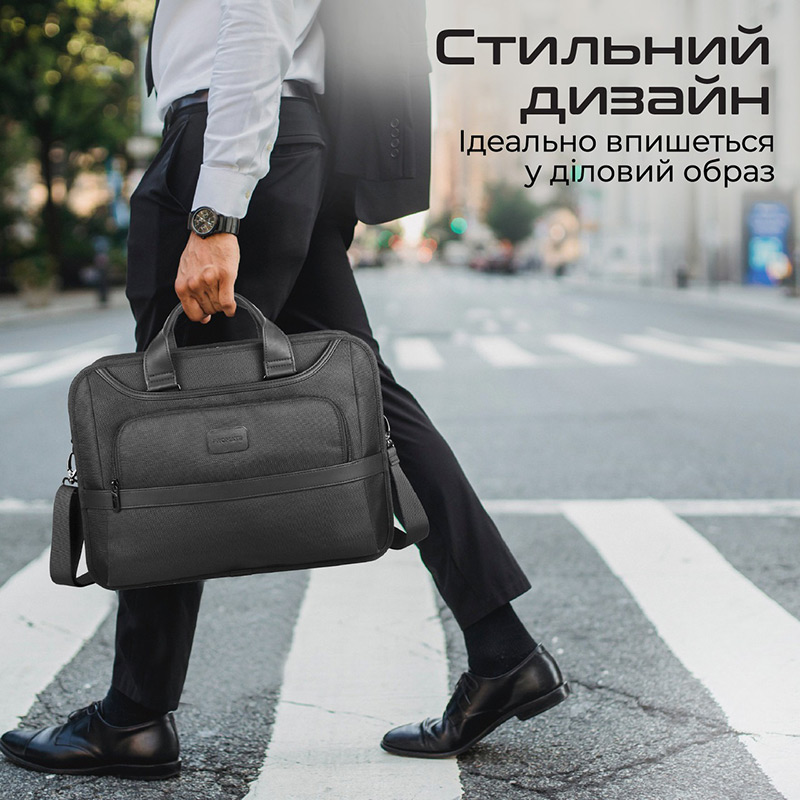 Внешний вид Сумка для ноутбука PROMATE paramount-mb Black