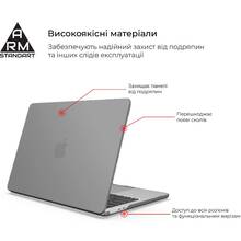 Чохол-накладка ArmorStandart Air Shell для MacBook Air 13.6 M3/M2 (A3113/A2681) Grey (ARM80463)