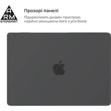 Чехол для ноутбука ARMORSTANDART Air Shell для MacBook Air 15.3" M3/M2 (A3114/A2941) Grey (ARM80465)