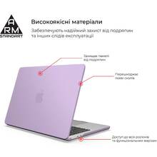 Накладка чохол ArmorStandart Air Shell для MacBook Air 13.6 M3/M2 (A3113/A2681) Purple (ARM80464)