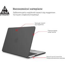 Чохол для ноутбука ARMORSTANDART Matte Shell для MacBook Air 13.6" M3/M2 (A3113/A2681) Black (ARM80470)