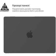 Чохол для ноутбука ARMORSTANDART Matte Shell для MacBook Air 13.6" M3/M2 (A3113/A2681) Black (ARM80470)