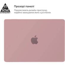 Чехол-накладка ArmorStandart Matte Shell для MacBook Air 13.6 M3/M2 (A3113/A2681) Pink (ARM80471)