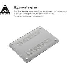 Чехол для ноутбука ARMORSTANDART Matte Shell для MacBook Air 13.6" M3/M2 (A3113/A2681) White (ARM76106)