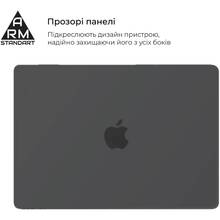 Чохол для ноутбука ARMORSTANDART Matte Shell для MacBook Air 15.3" M3/M2 (A3114/A2941) Black (ARM80472)