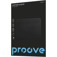 Чохол для ноутбука PROOVE Leather Sleeve MacBook 15.4"/16.2" Black (55837black)