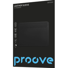 Чехол для ноутбука PROOVE Leather Sleeve MacBook 13"/13,3" Black (60234black)