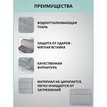 Сумка для ноутбука BUMB 14" Grey (РН244607)