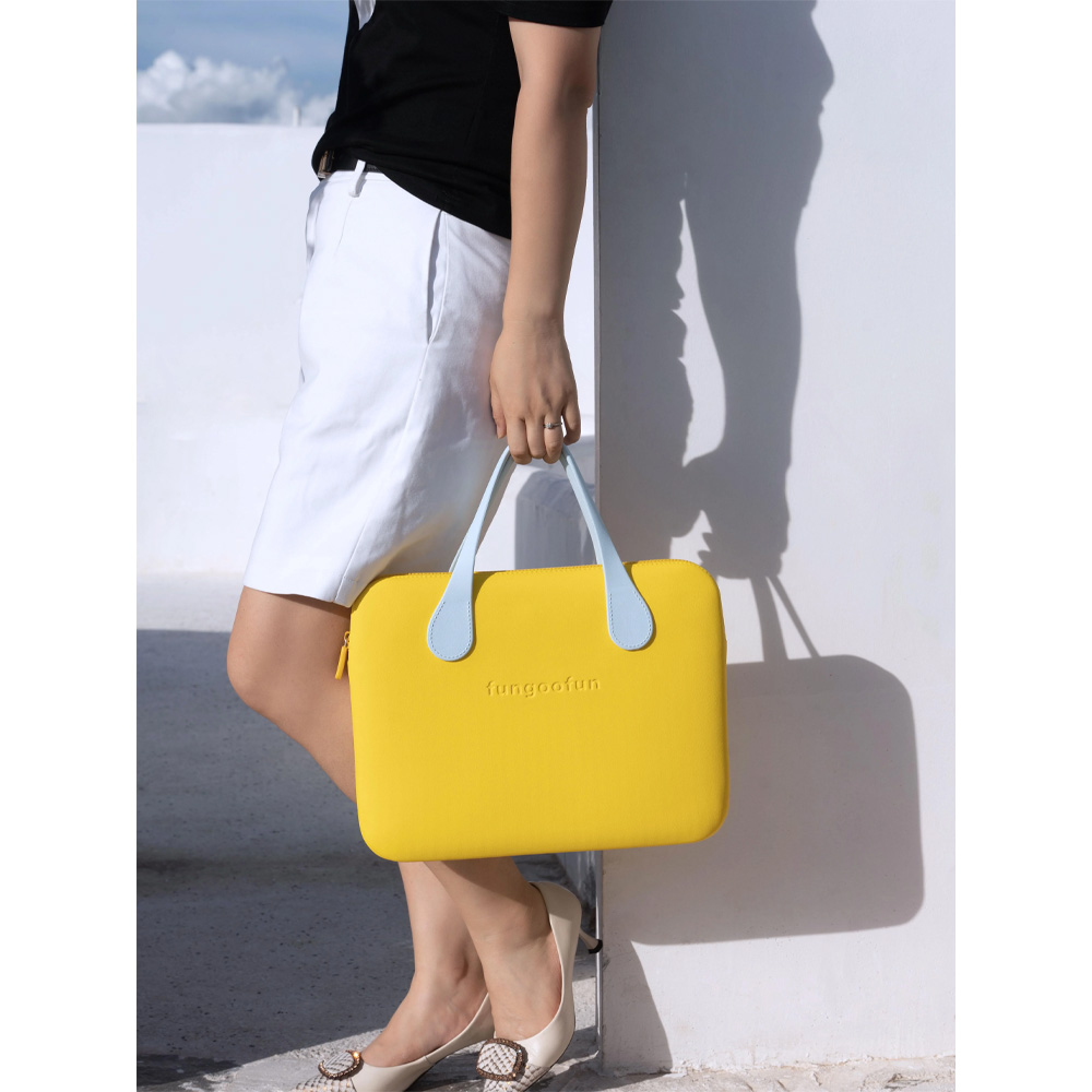 Сумка для ноутбука FUNGOOFUN 14" Yellow (РН244461) Матеріал нейлон