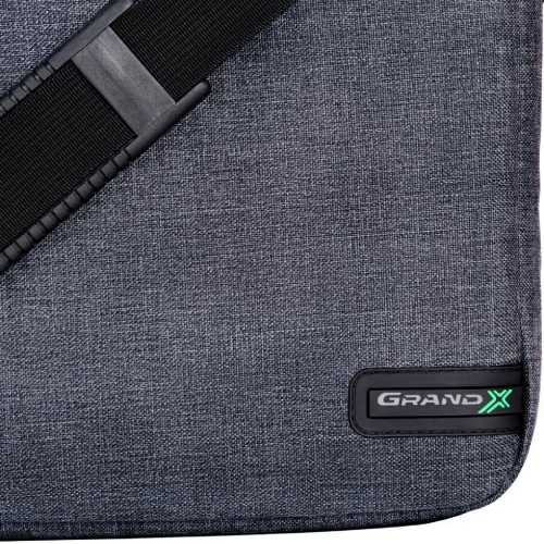 Сумка для ноутбука GRAND-X SB-239D Gray/Blue Материал ткань