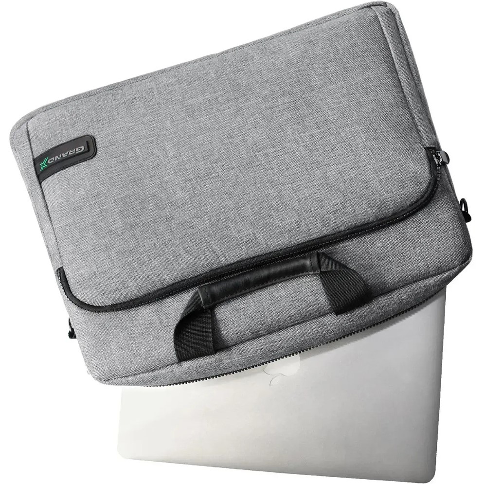 Сумка для ноутбука GRAND-X Magic pocket! 14'' Grey (SB-148G) Материал нейлон