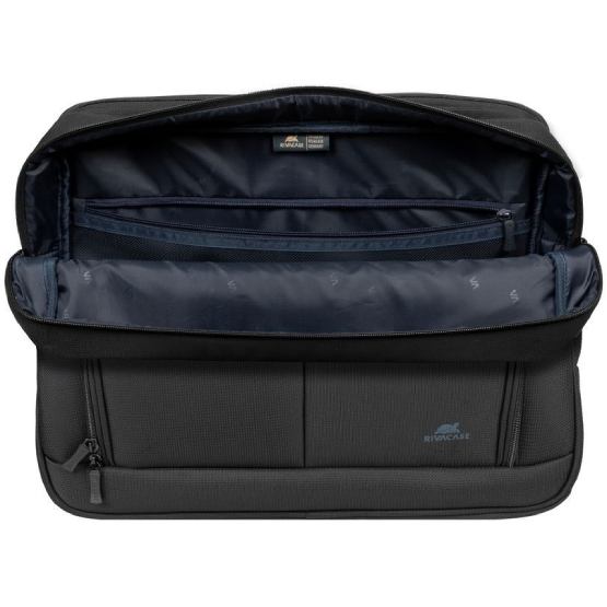 В Фокстрот Сумка для ноутбука RIVACASE ECO Tegel 8432 15,6" Black (8432 Black ECO)