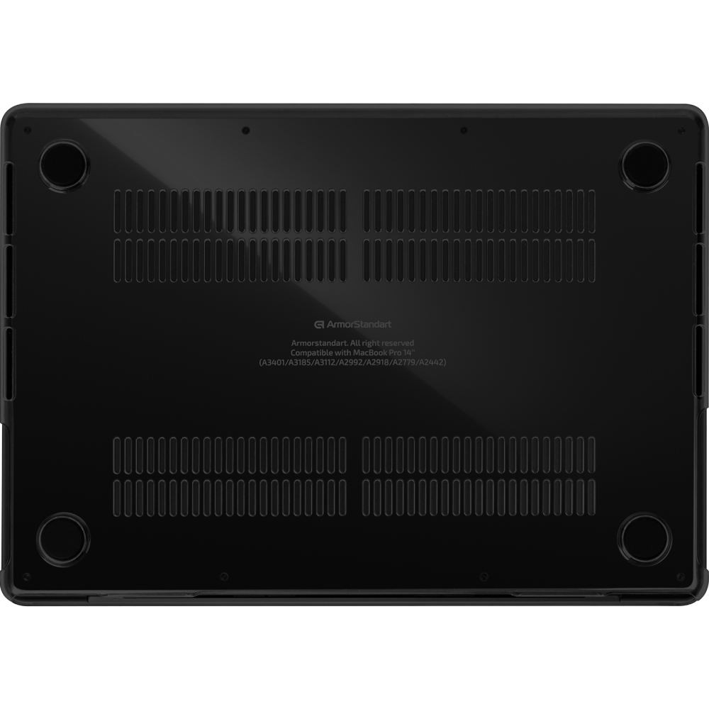 Чохол для ноутбука ARMORSTANDART Crystal для MacBook Air 15.3 M4/M3/M2 Black (ARM79444) Тип чохол для ноутбука
