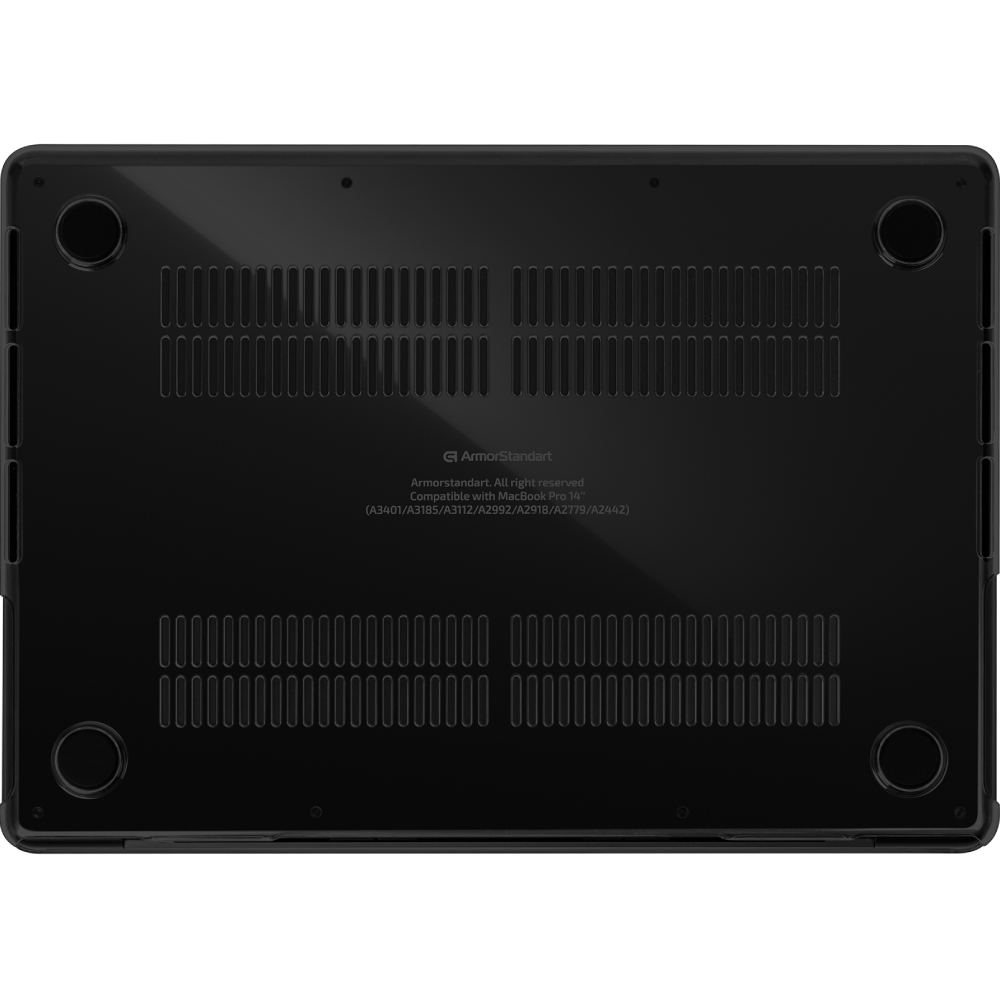 Чехол для ноутбука ARMORSTANDART Crystal для MacBook Pro 14 M4/M3/M2/M1 Black (ARM79447) Тип чехол для ноутбука
