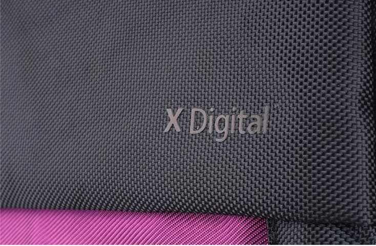 Сумка для ноутбука X-DIGITAL Dallas 216 (Black/Violet) Діагональ екрану 15.6