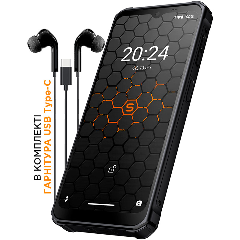 Смартфон SIGMA X-treme PQ56 6/128 Gb Dual Sim Black (4827798338018) Матриця IPS