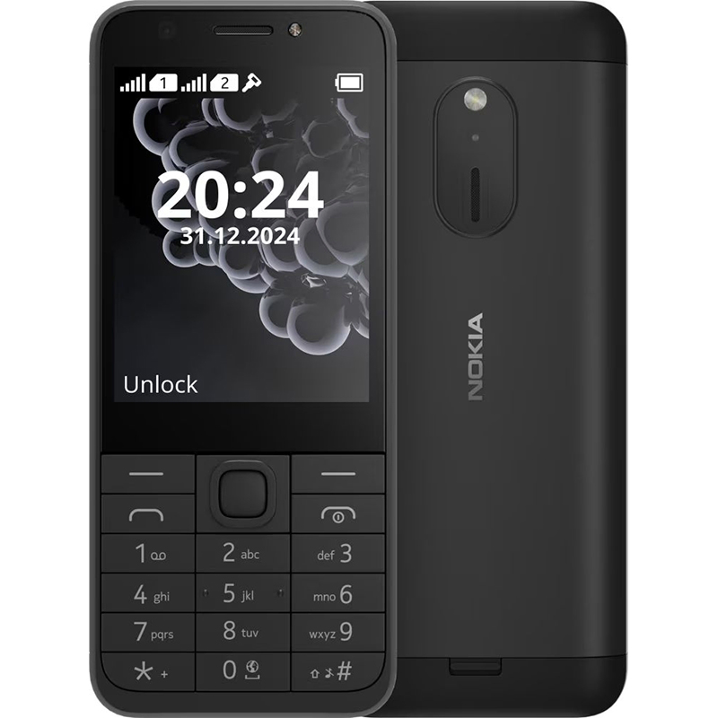 Мобільний телефон NOKIA 230 DualSim 2024 Black