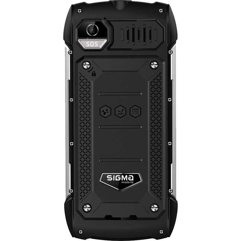 Мобільний телефон SIGMA X-treme PK68 Black Діагональ дисплея 2.8