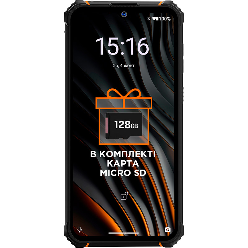 Смартфон SIGMA X-treme PQ55 4/64GB Dual Sim Black/Orange Оперативная память, Гб 4
