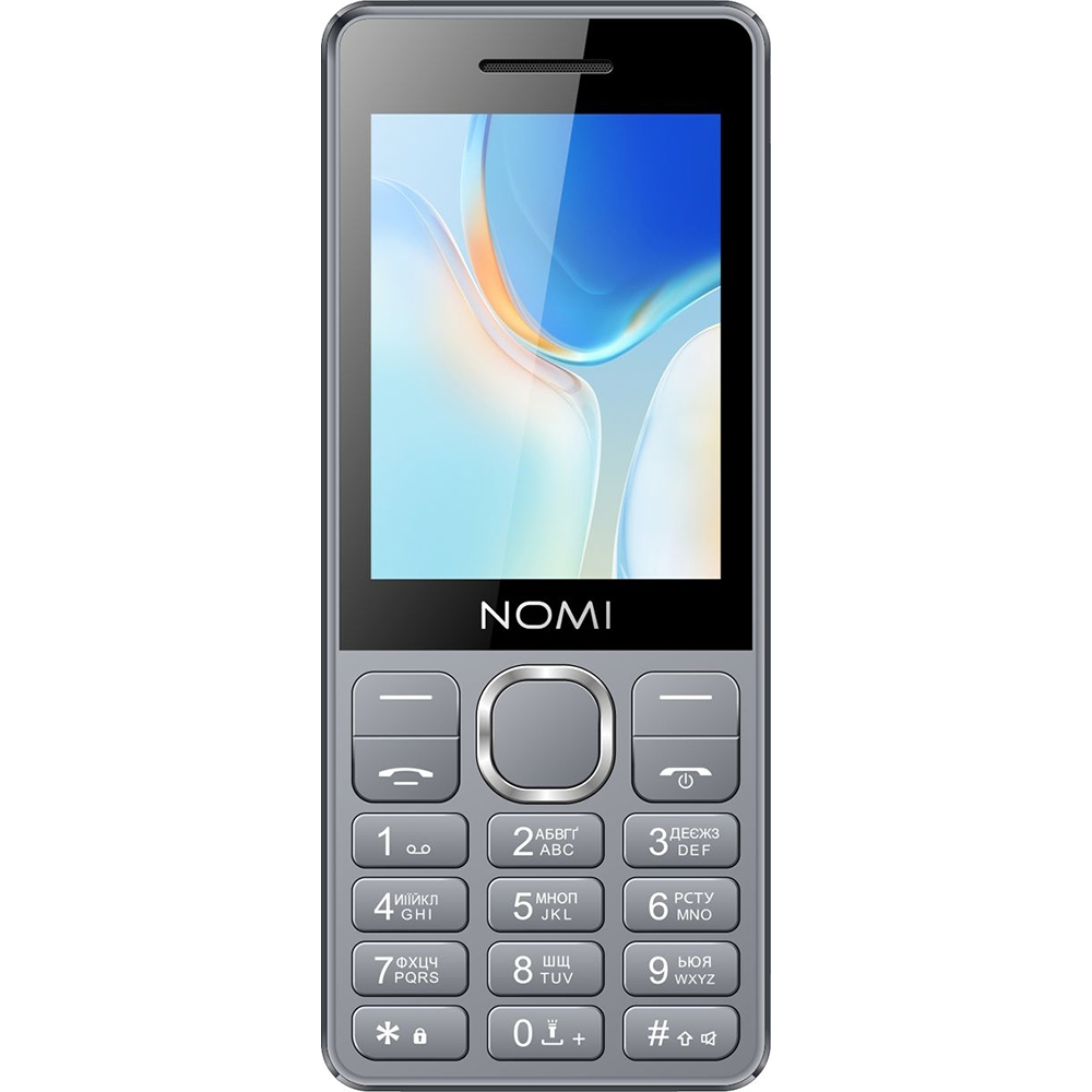 Мобильный телефон NOMI i2860 Dual Sim Grey Диагональ дисплея 2.8