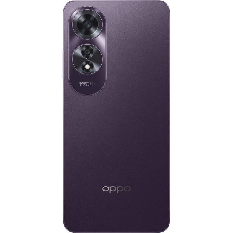 Зовнішній вигляд Смартфон OPPO A60 8/128 Dual Sim Midnight Purple