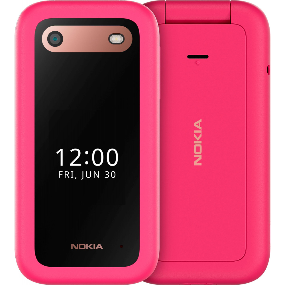 Мобильный телефон NOKIA 2660 Flip TA-1469 Dual Sim Pop Pink