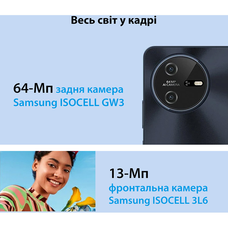 Фото Смартфон OSCAL Tiger 12 12/256GB Dual Sim Cerulean Blue