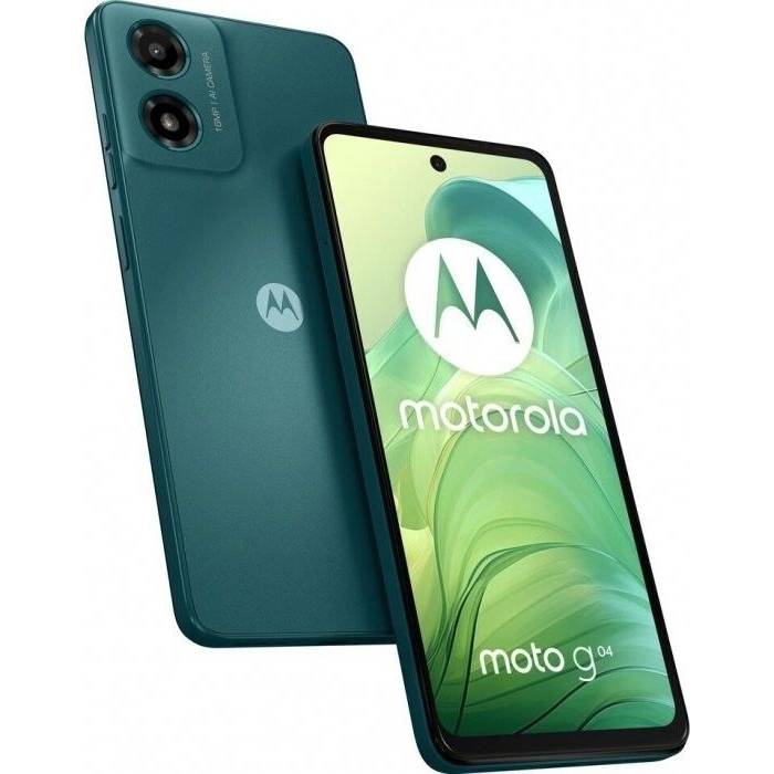 Смартфон MOTOROLA G04 4/64GB Dual Sim Sea Green Матрица IPS