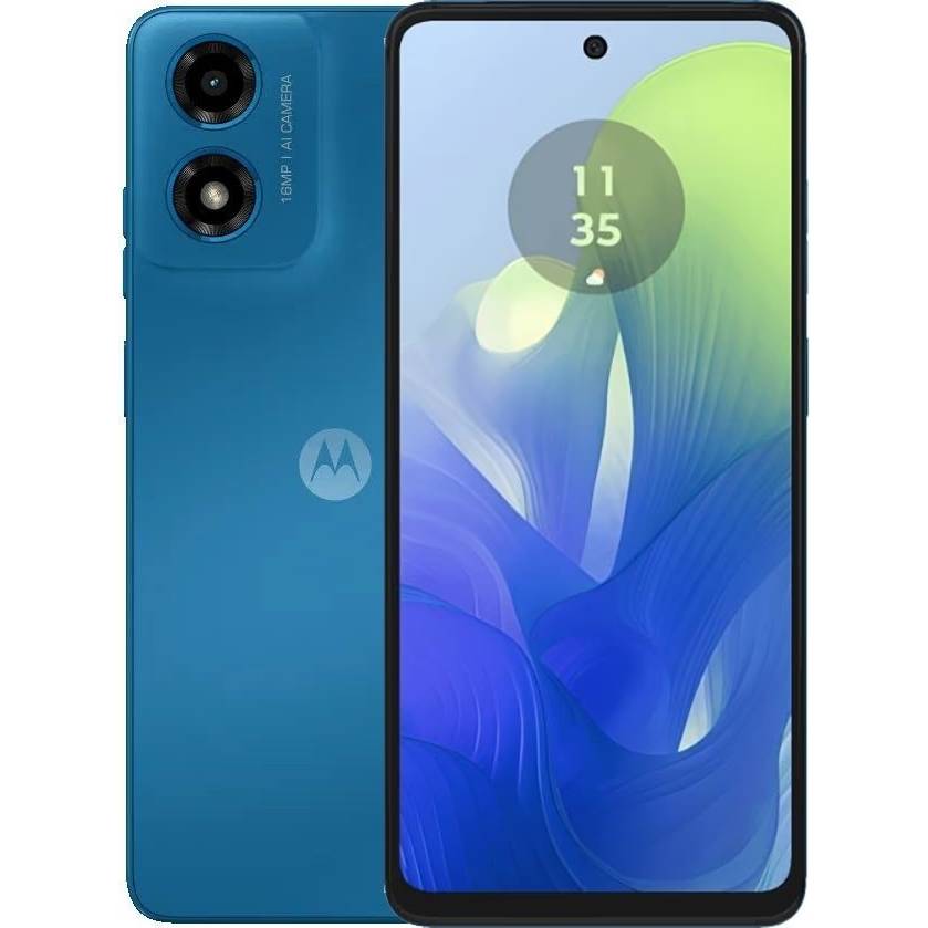 Смартфон MOTOROLA G04 4/64GB Dual Sim Satin Blue