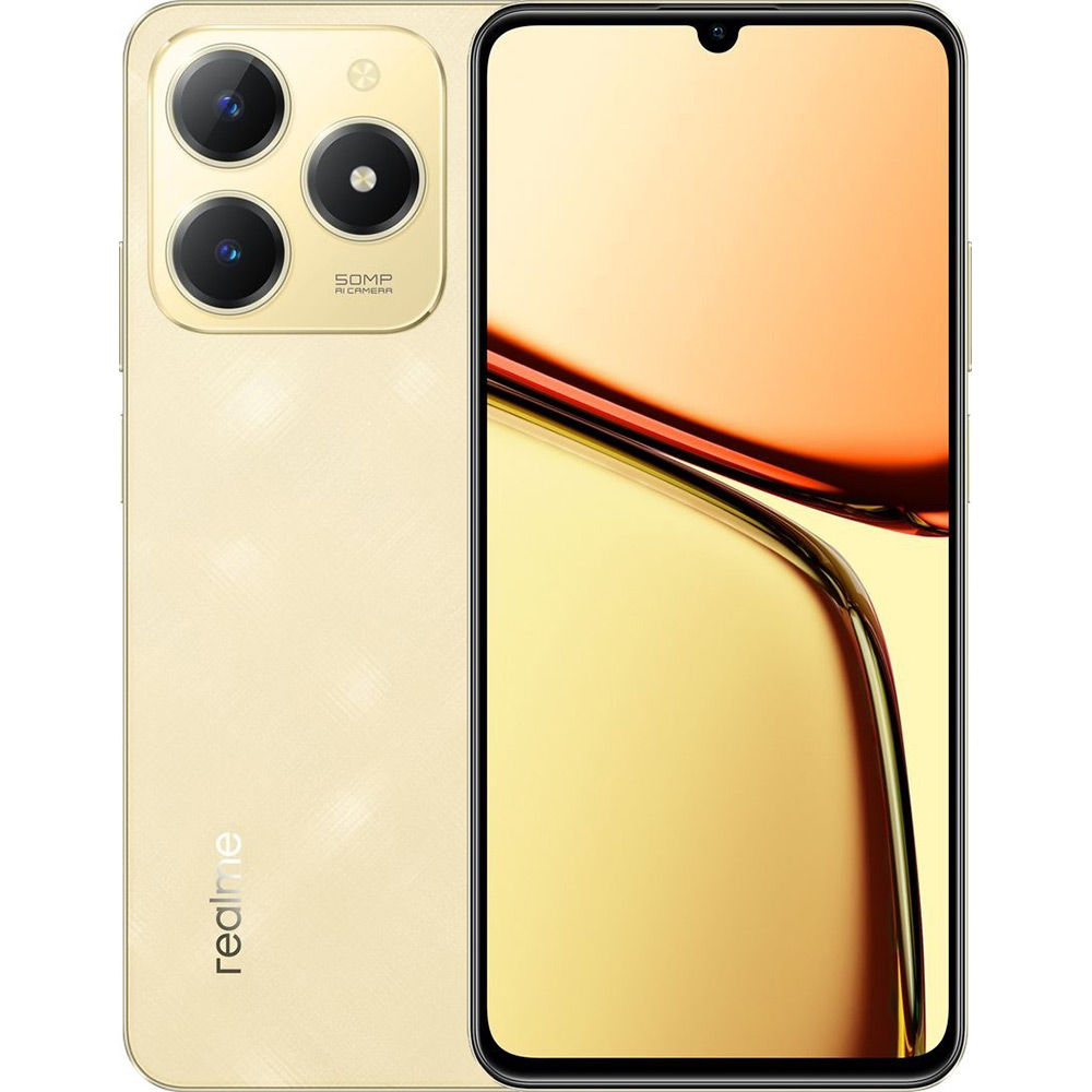 Смартфон REALME C61 8/256Gb NFC Sparkle Gold (RMX3930 )