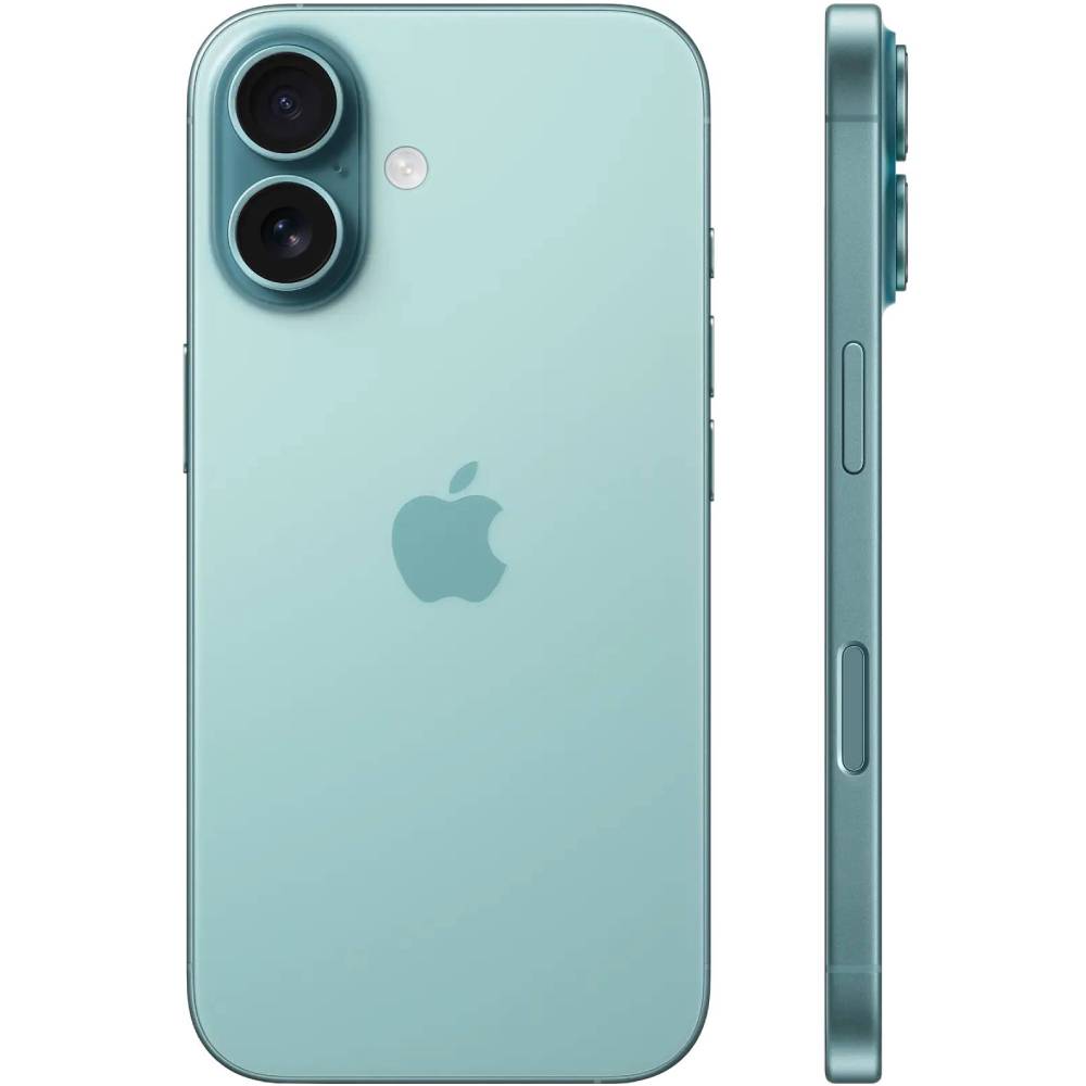 Смартфон APPLE iPhone 16 128GB Teal (MYED3SX/A) Матрица OLED Super Retina XDR