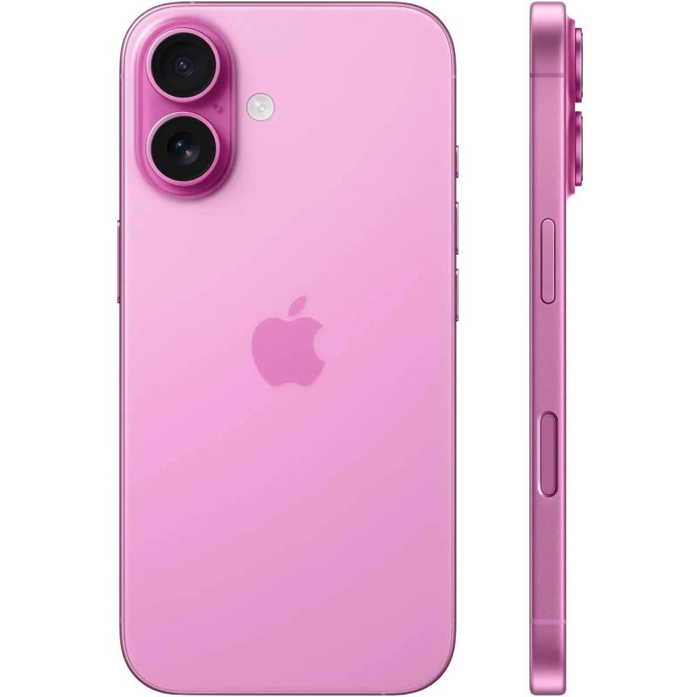 Смартфон APPLE iPhone 16 128GB Pink (MYEA3SX/A) Матрица OLED Super Retina XDR