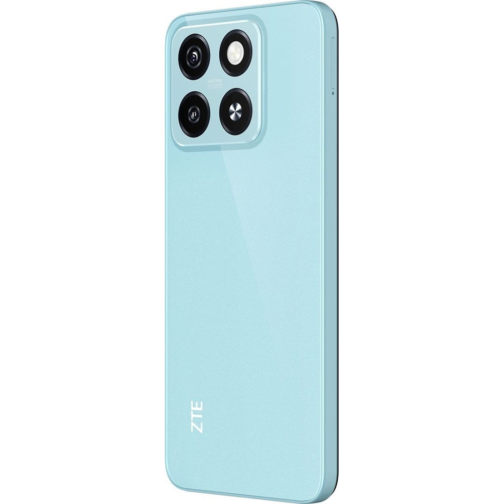 Зовнішній вигляд Смартфон ZTE Blade A55 4/128GB Dual Sim Starry Water Blue