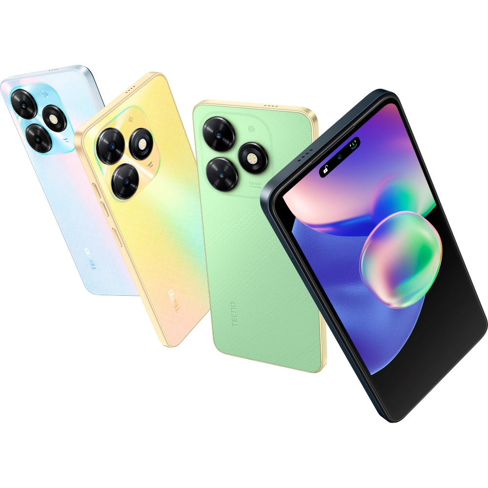 В Україні Смартфон TECNO Spark Go 2024 (BG6) 3/64GB Magic Skin Green (4894947010576)