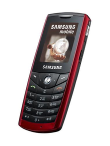 Мобильный телефон SAMSUNG SGH-E200 TRA (strong red)
