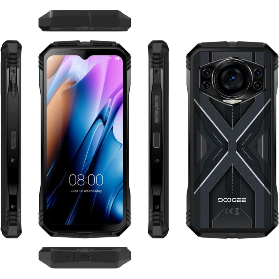 Смартфон DOOGEE S Cyber 8/256GB Вlack/silver Вбудована пам’ять, Гб 256