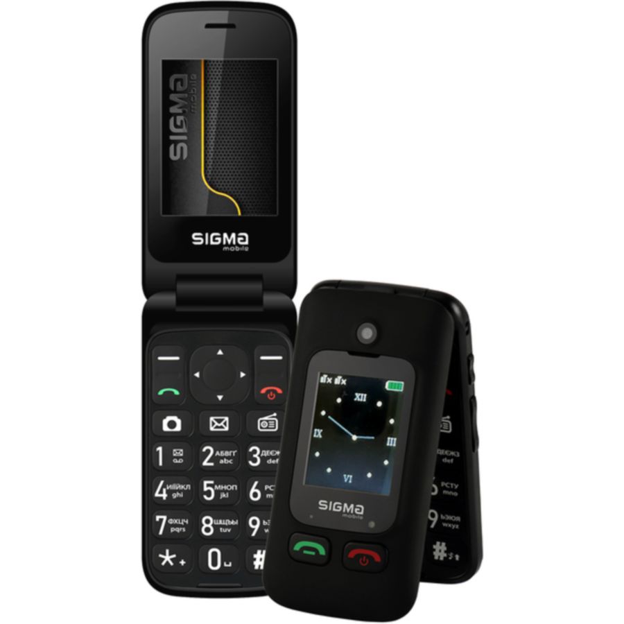 Mob/tel SIGMA Comfort 50 Shell Duo Type-C Dual Sim black Матриця TFT