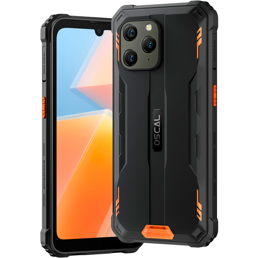 Смартфон OSCAL S70 Pro 4/64GB Dual Sim Orange Встроенная память, Гб 64