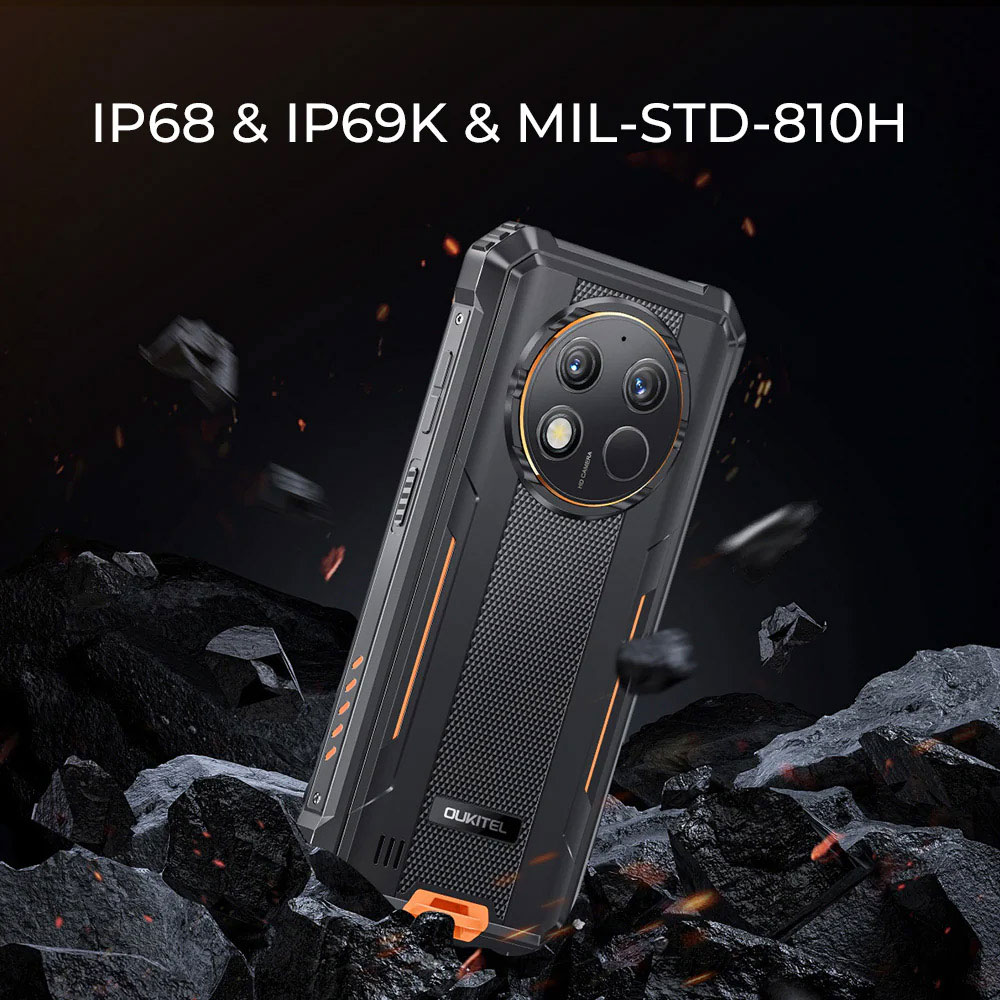 Изображение Смартфон OUKITEL WP28S 4/128GB Orange (6931940757584)