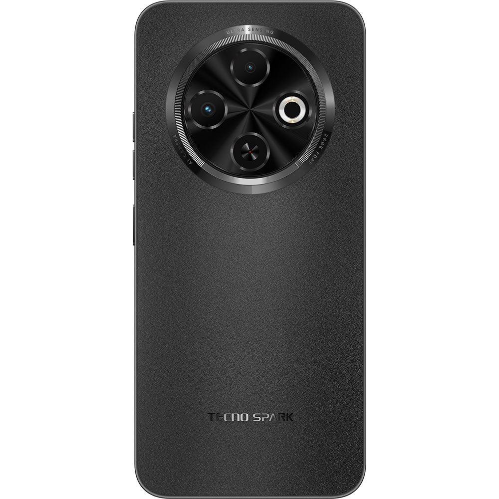 Фото Смартфон TECNO Spark 30C (KL5n) 8/256GB Orbit Black (4894947051760)