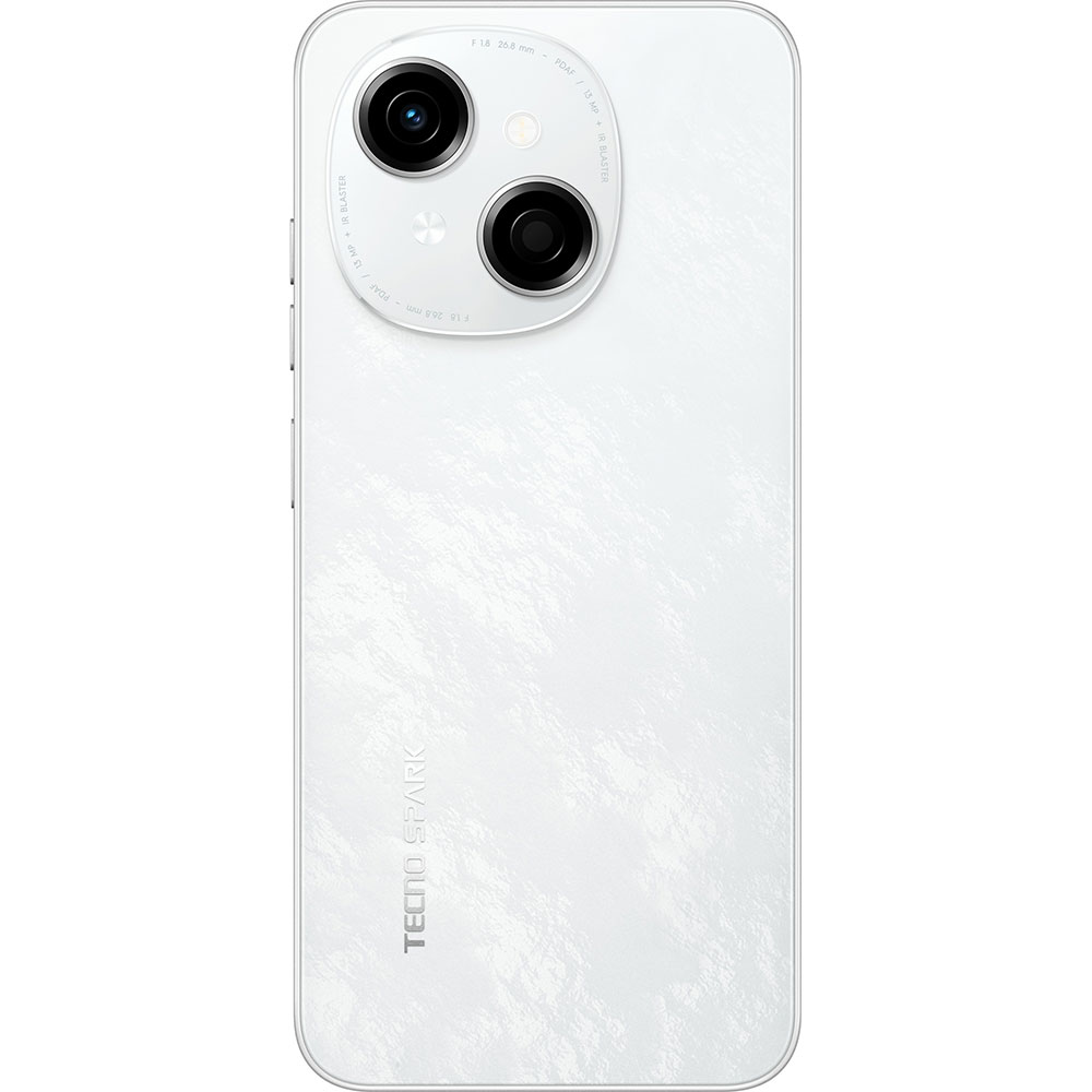 Смартфон TECNO Spark Go 1 (KL4) 4/128GB Glittery White (4894947036194) Матриця IPS