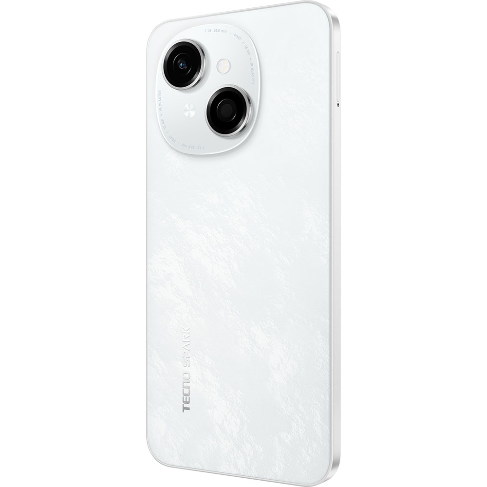 Смартфон TECNO Spark Go 1 (KL4) 4/128GB Glittery White (4894947036194) Диагональ дисплея 6.67