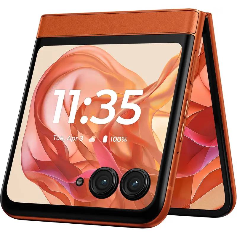 Зовнішній вигляд Смартфон MOTOROLA Razr 50 8/256GB Spritz Orange (PB200052RS)