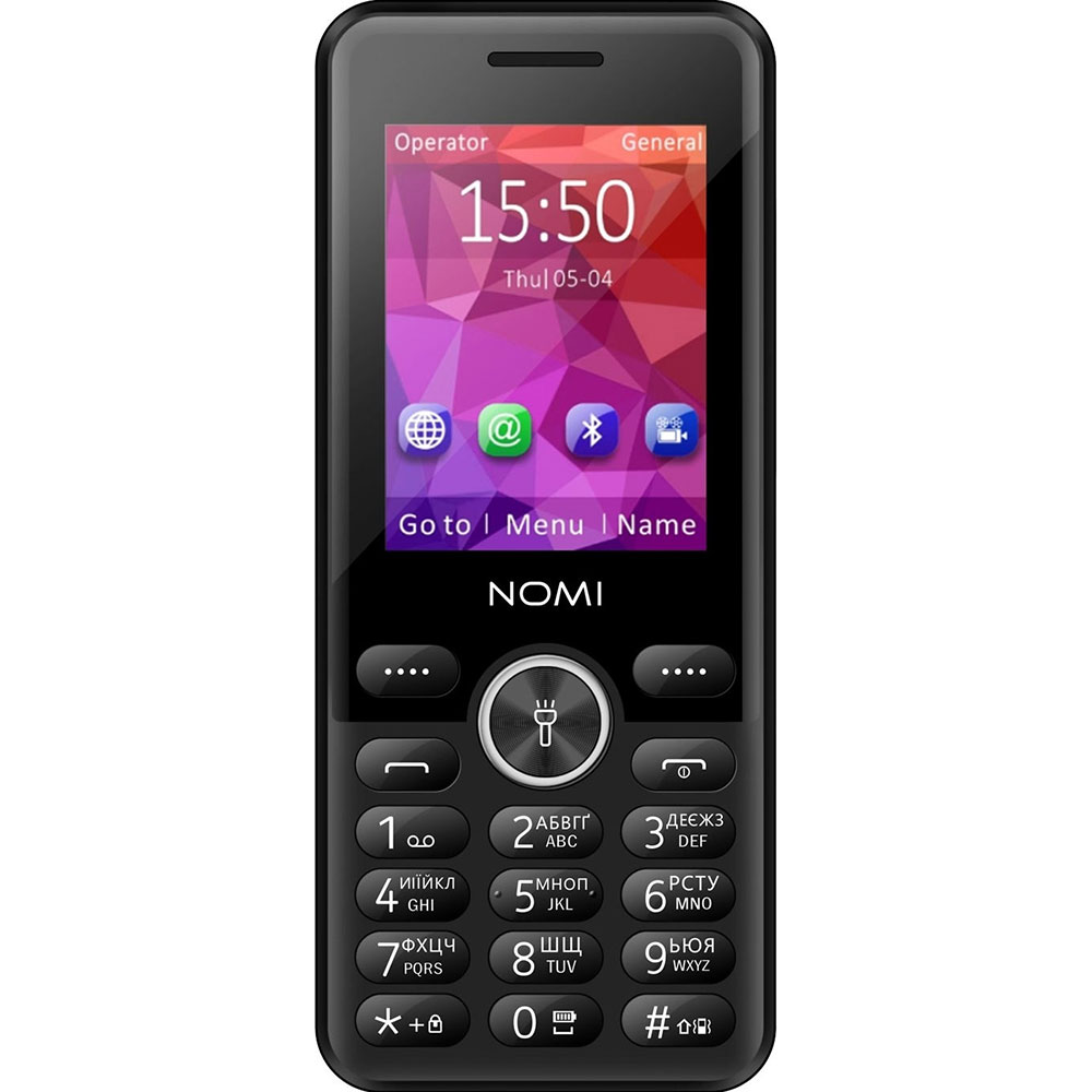 Мобільний телефон NOMI i2412 Black (1070057) Вбудована пам’ять, Гб 32