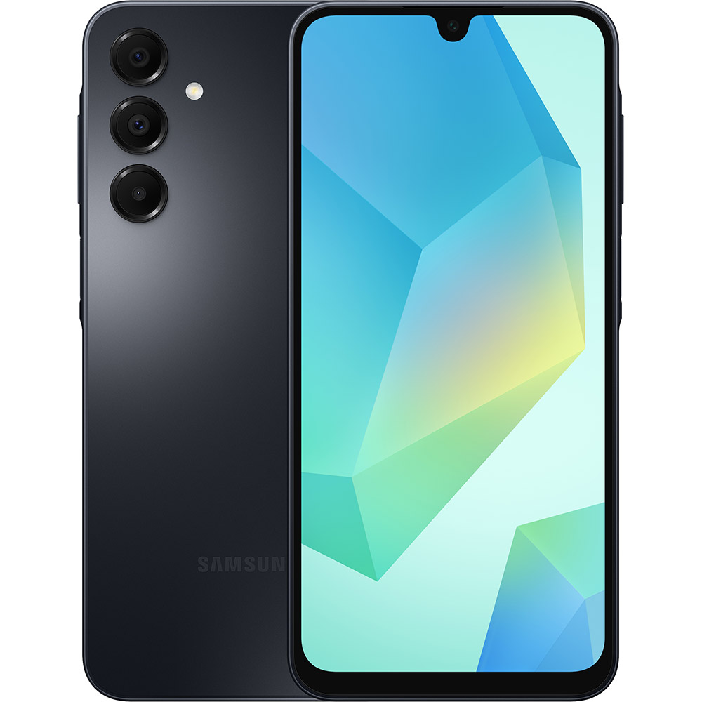 Смартфон SAMSUNG Galaxy A16 4/128Gb Dual Sim Black (SM-A165FZKBEUC)