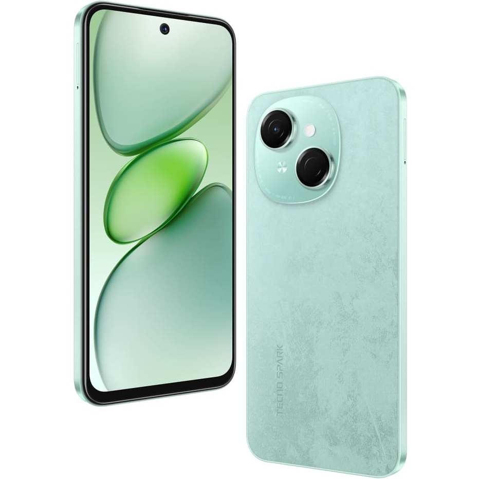 Смартфон TECNO Spark Go 1 (KL4) 3/64GB Magic Skeen Green (4894947050077) Диагональ дисплея 6.67