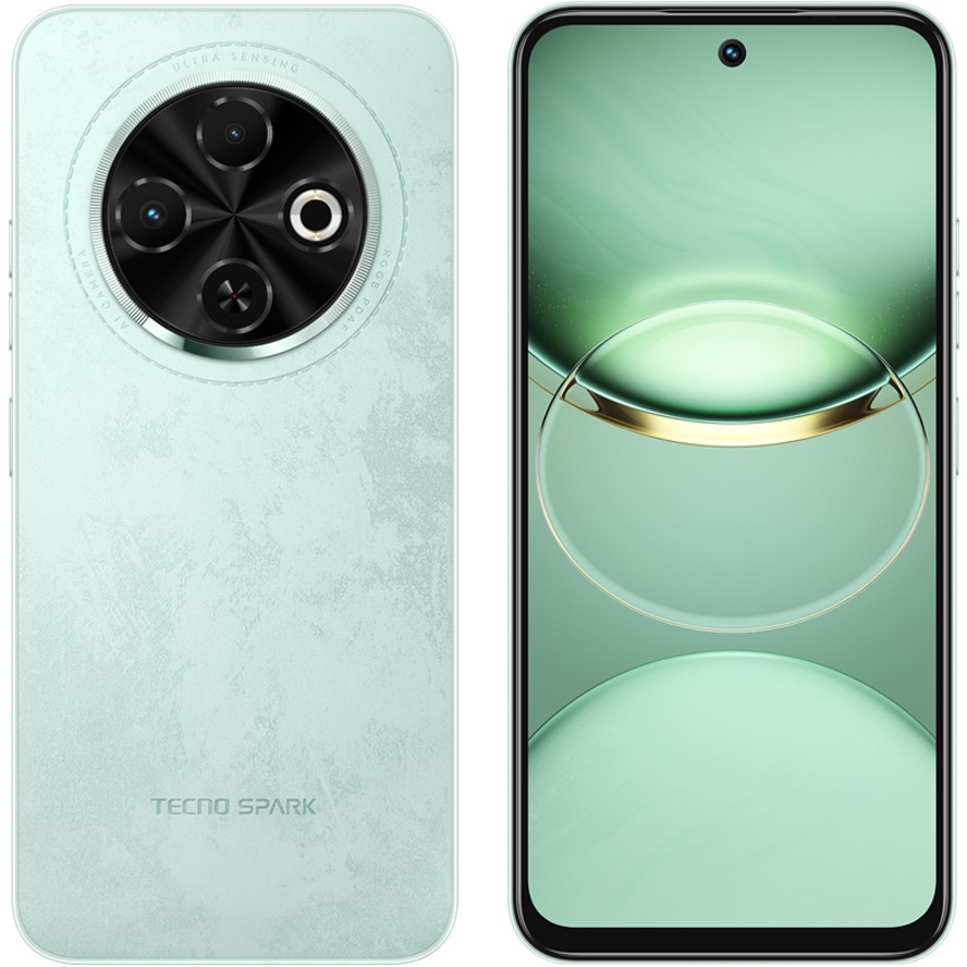 Смартфон TECNO Spark 30C (KL5n) 4/128GB Magic Skeen Green (4894947051807) Діагональ дисплея 6.67