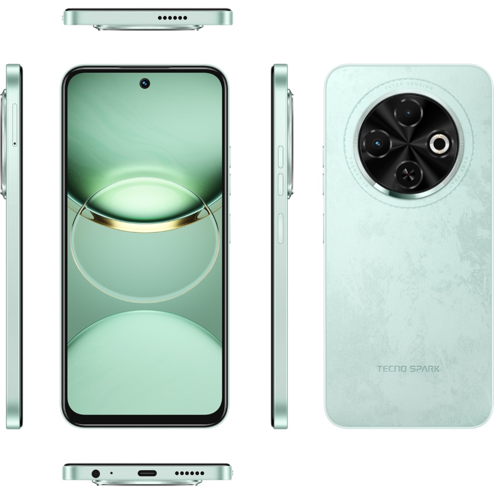 Смартфон TECNO Spark 30C (KL5n) 8/256GB Magic Skeen Green (4894947051821) Діагональ дисплея 6.67