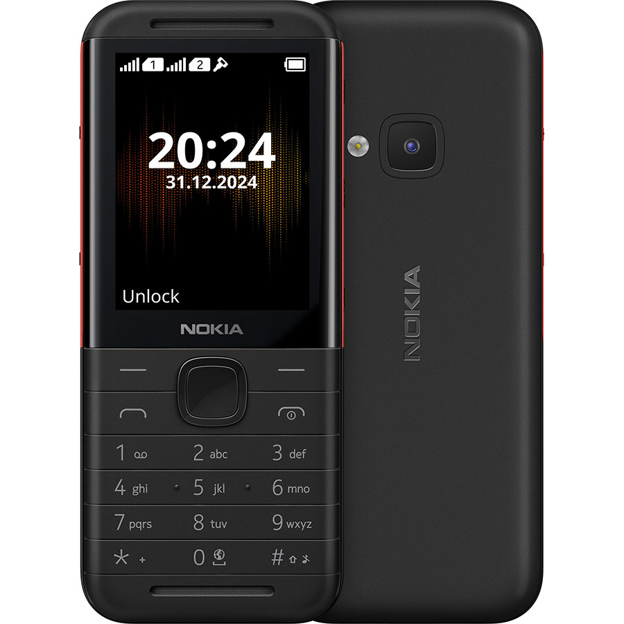 Мобильный телефон Nokia 5310 DS 2024 Black/Red (1079718)